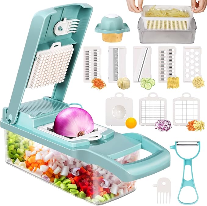 KMASHI 14 in 1 Vegetable Chopper Review image