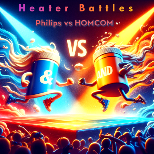 Image of Head-to-Head Review: Philips 5000 Series vs HOMCOM Electric Ceramic Heater